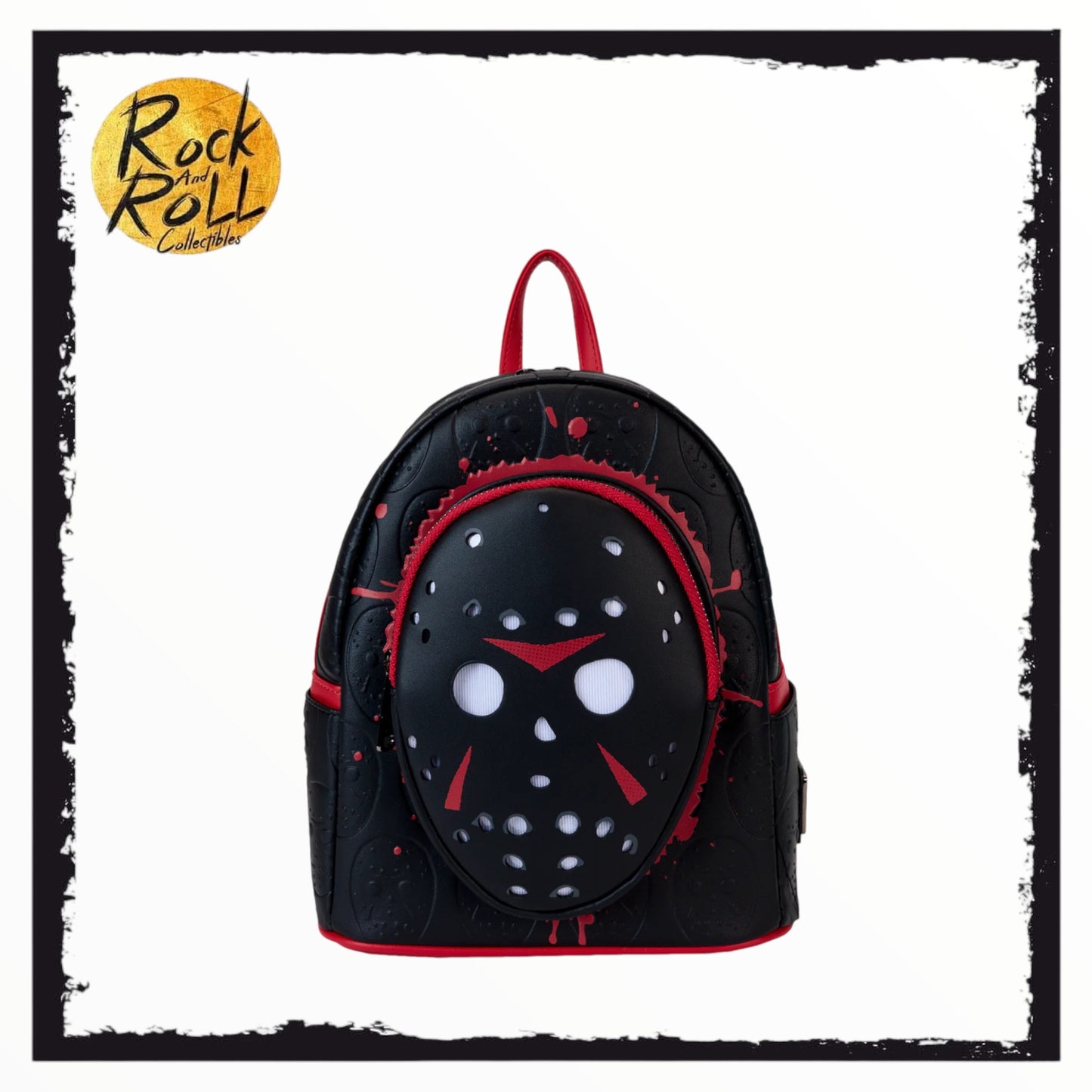 (Read Description) - Warner Brothers Friday the 13th Dark Jason Vorhees Loungefly Mini Backpack
