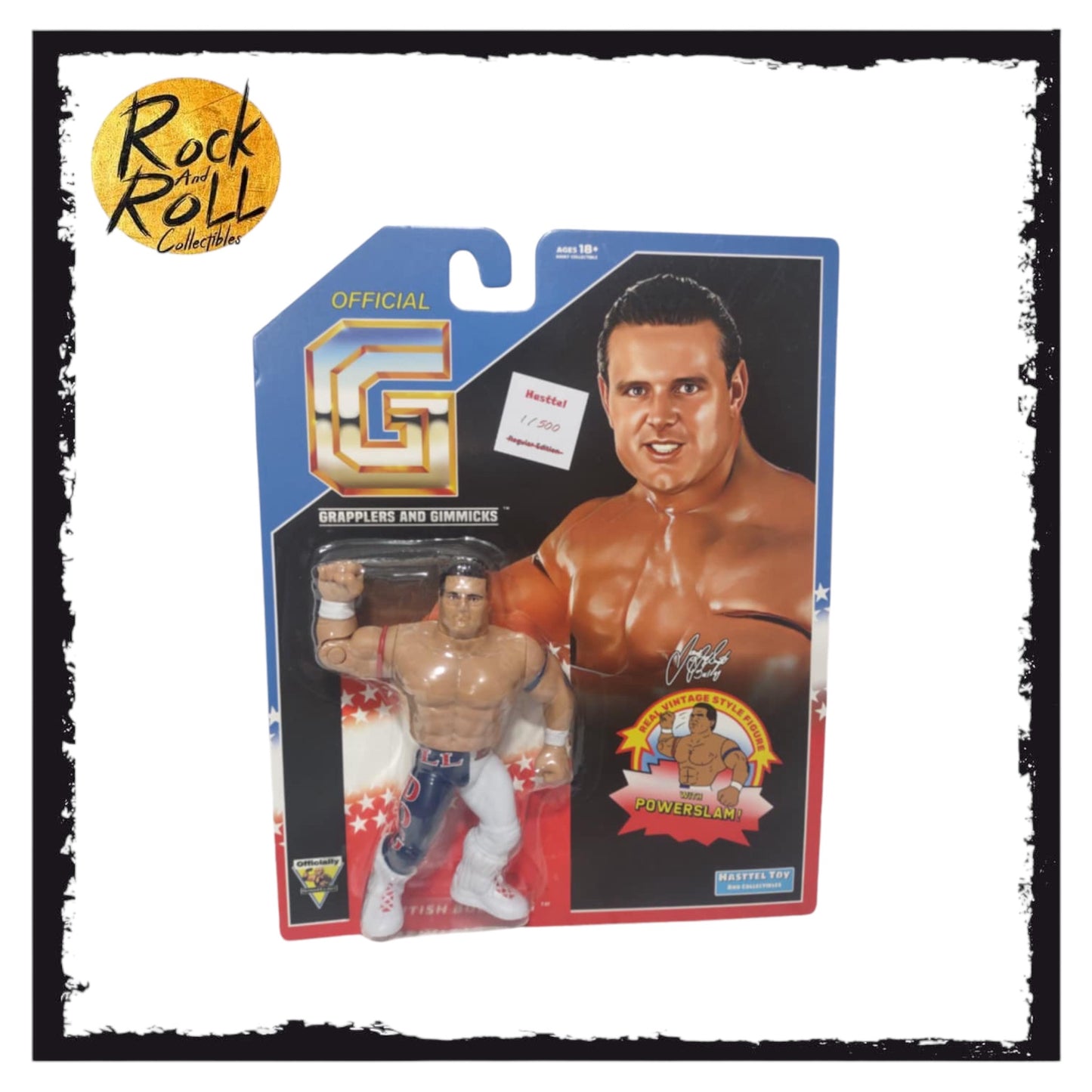 Grapplers And Gimmicks British Bulldog '96 1 of 500 NYCC Exclusive