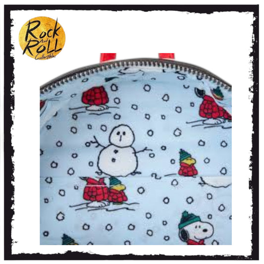 Loungefly Peanuts Holiday Collection Mini Backpack