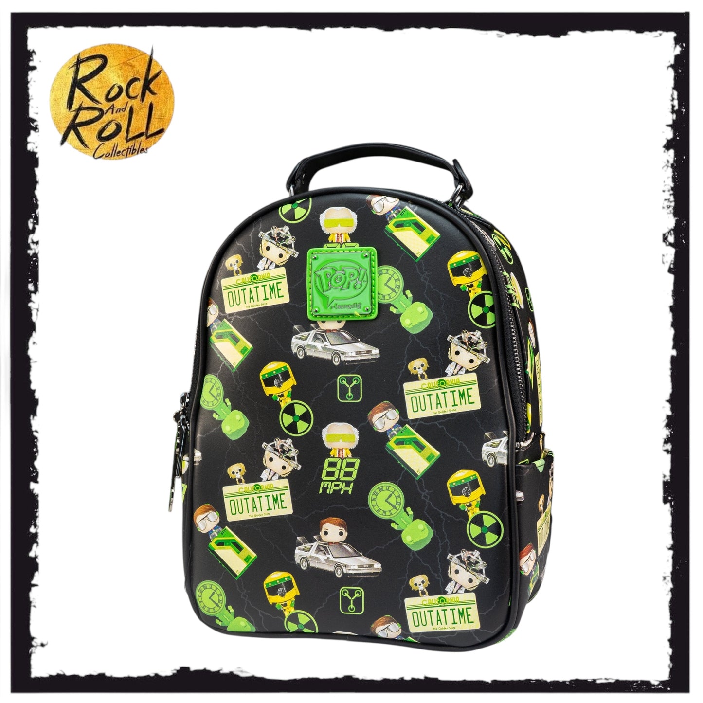 Loungefly x Back To The Future Glow In The Dark Plutonium Backpack