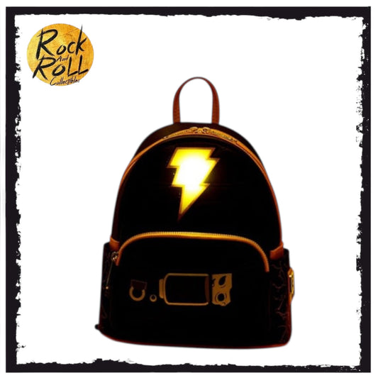 DC Comics: Loungefly Light Up Cosplay Mini Backpack: Black Adam