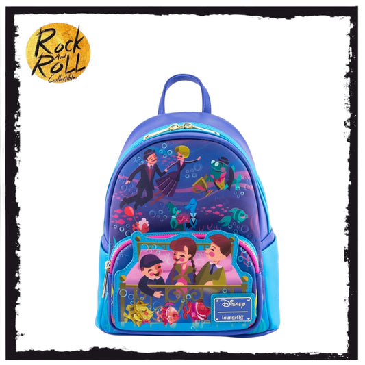 Loungefly Disney Bedknobs and Broomsticks Underwater Mini Backpack