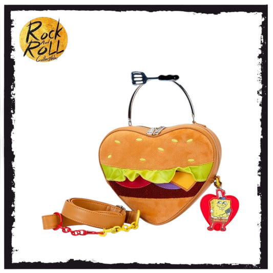 Loungefly Nickelodeon Spongebob Krabby Patty Plush Crossbody