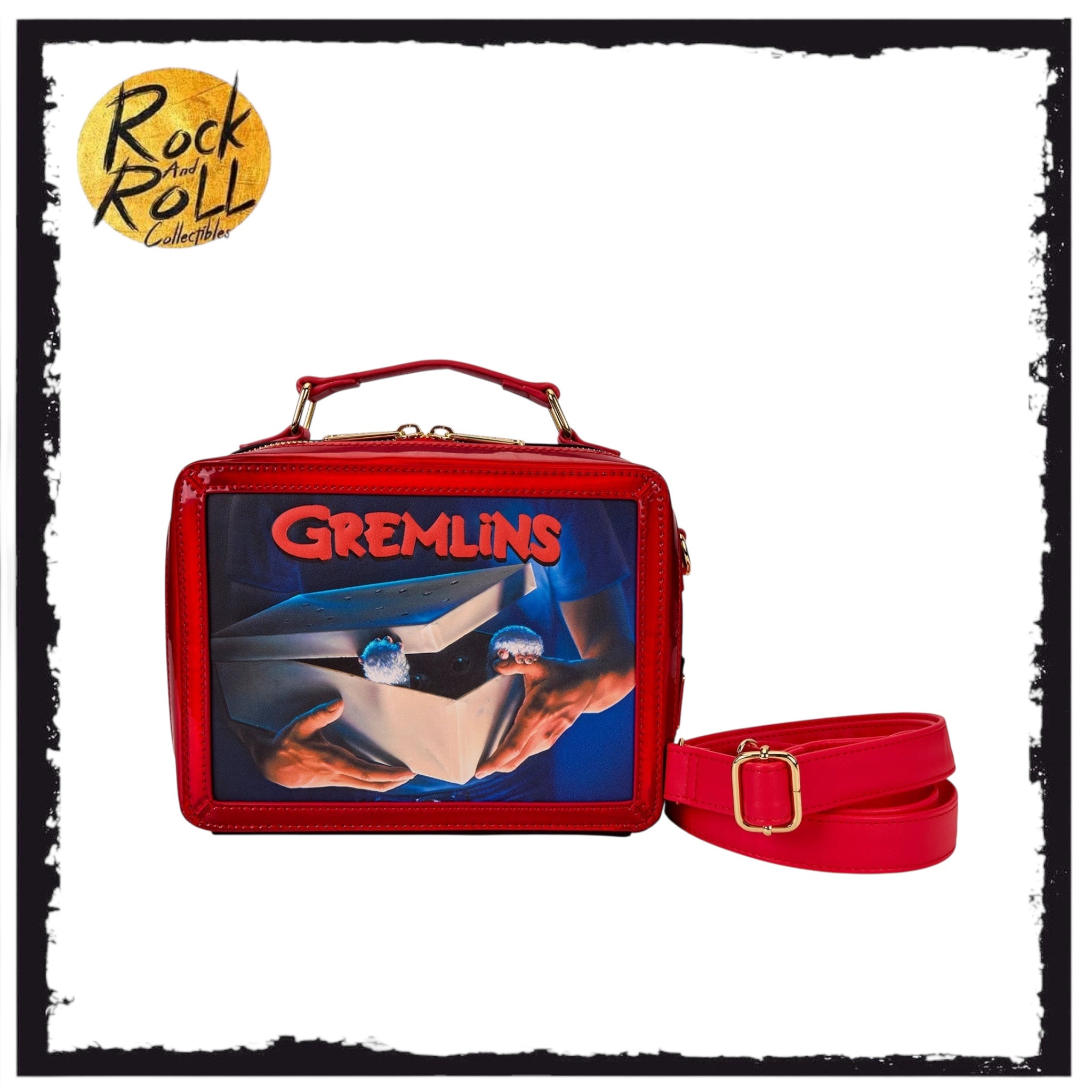 【Loungefly】Gremlins 40th Anniversary Vintage Lunchbox Gremlins 40th Anniversary Vintage Lunchbox Crossbody Bag