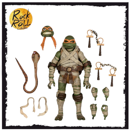 NECA - Teenage Mutant Ninja Turtles x The Munsters - Michelangelo as The Mummy