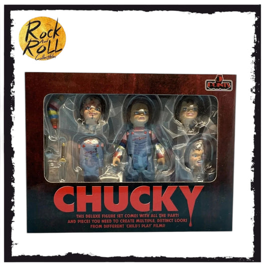 5 Points/Mezco Toyz Chucky Action Figure Deluxe Set