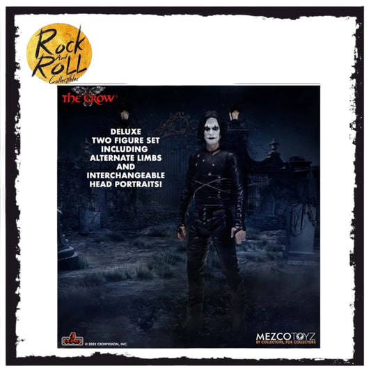 5 Points/Mezco Toys The Crow Eric Draven Action Figure Deluxe Set