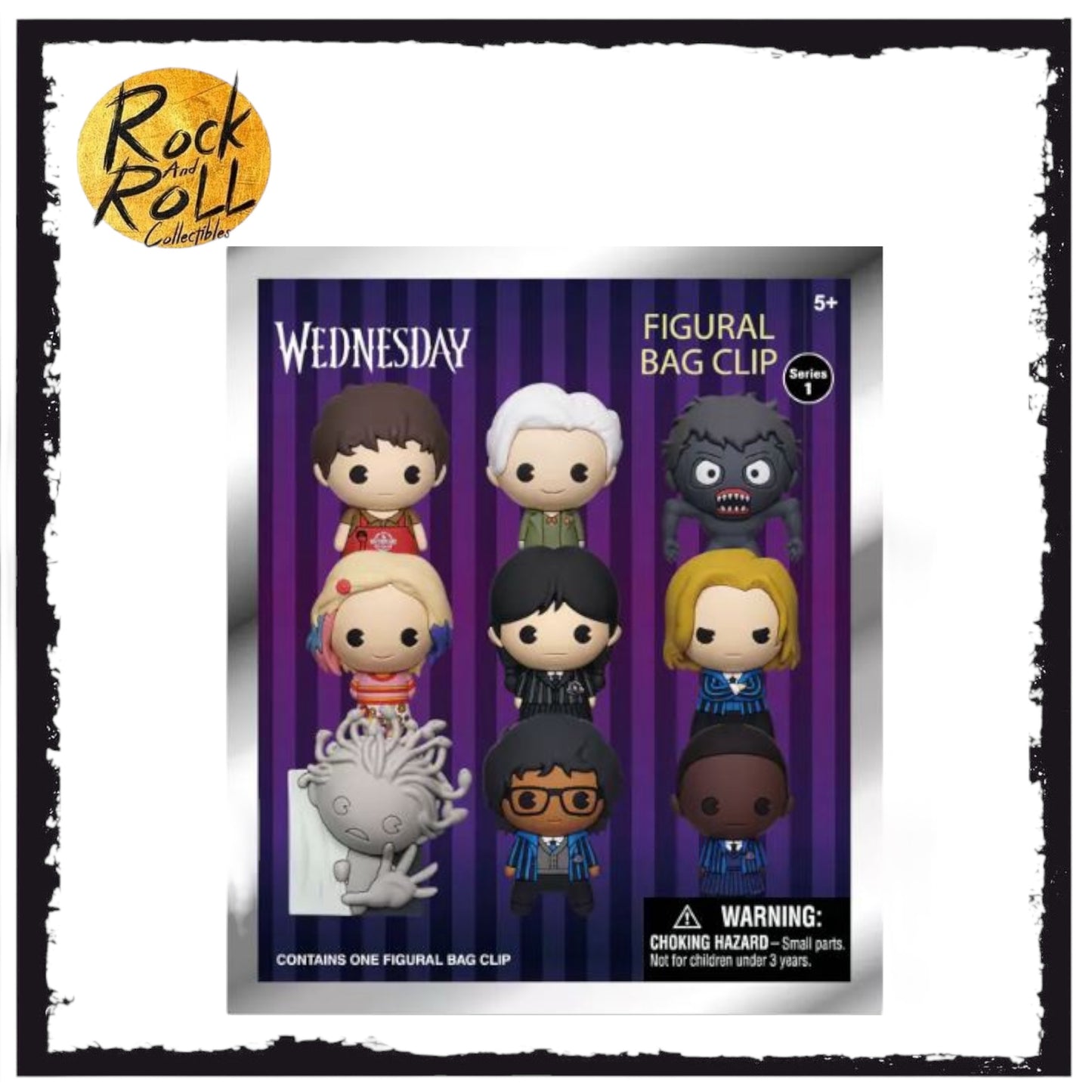 Wednesday Series 1 Mystery Figural Bag Clip