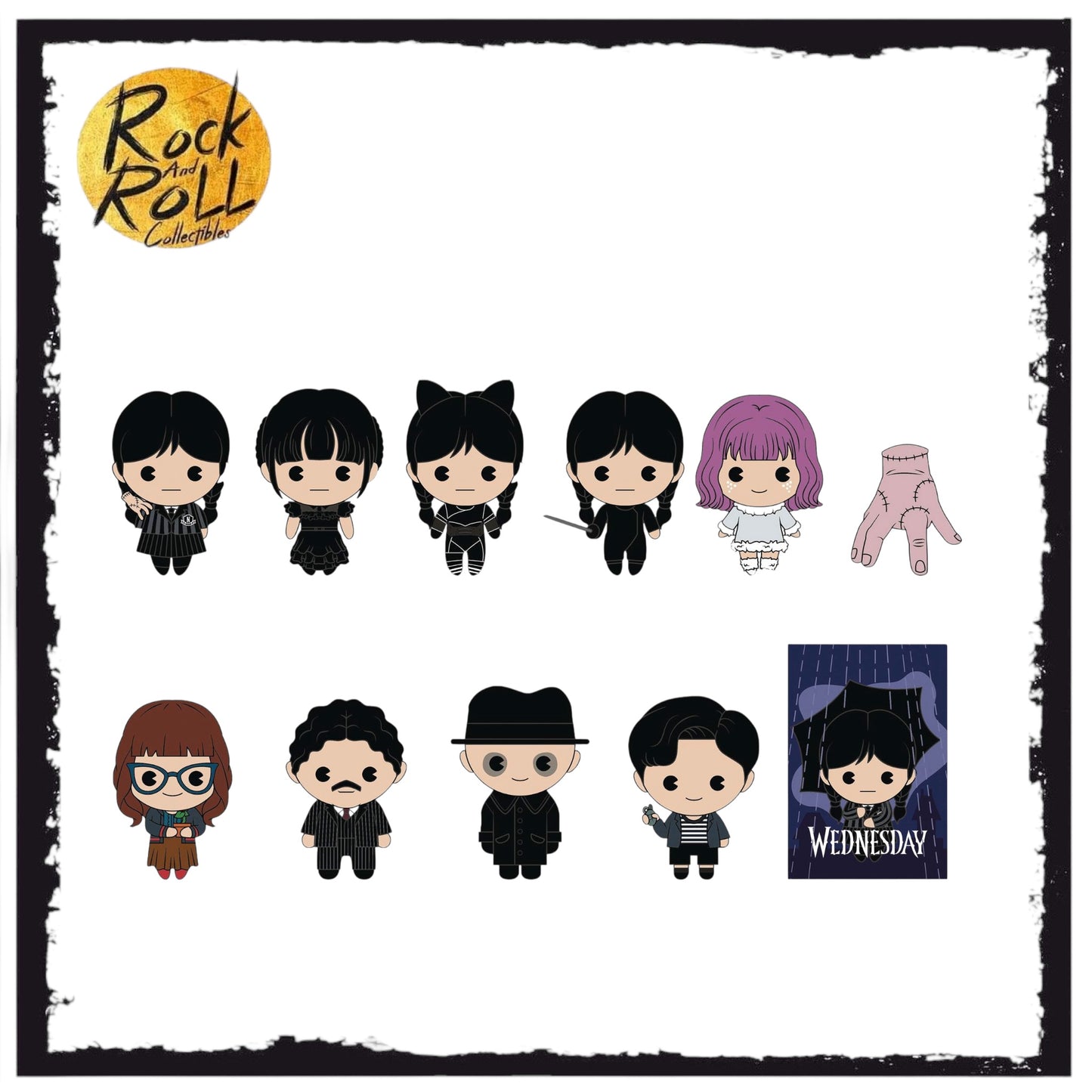 Wednesday Series 2 Mystery Figural Bag Clip