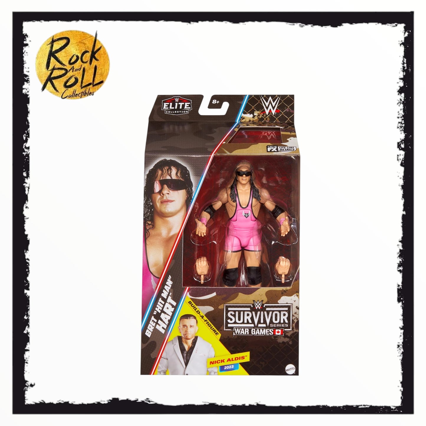 WWE Elite Collection Survivor Series War Games Bret "Hit Man" Hart
