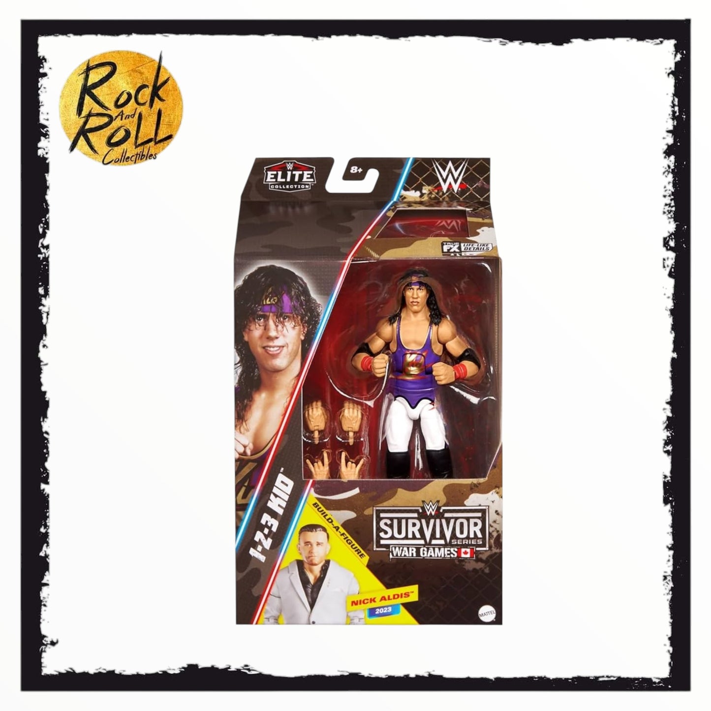 WWE Elite Collection Survivor Series War Games 1-2-3 Kid