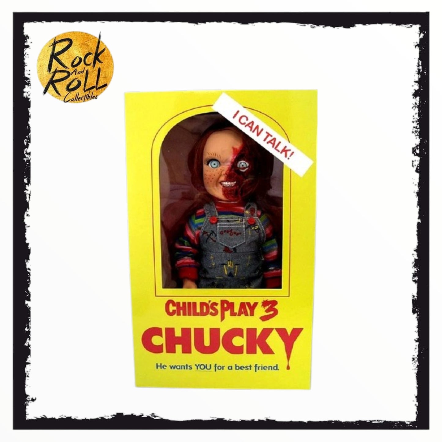 Mezco Chucky "Pizza Face" MDS 15" Mega Scale Figure with Sound