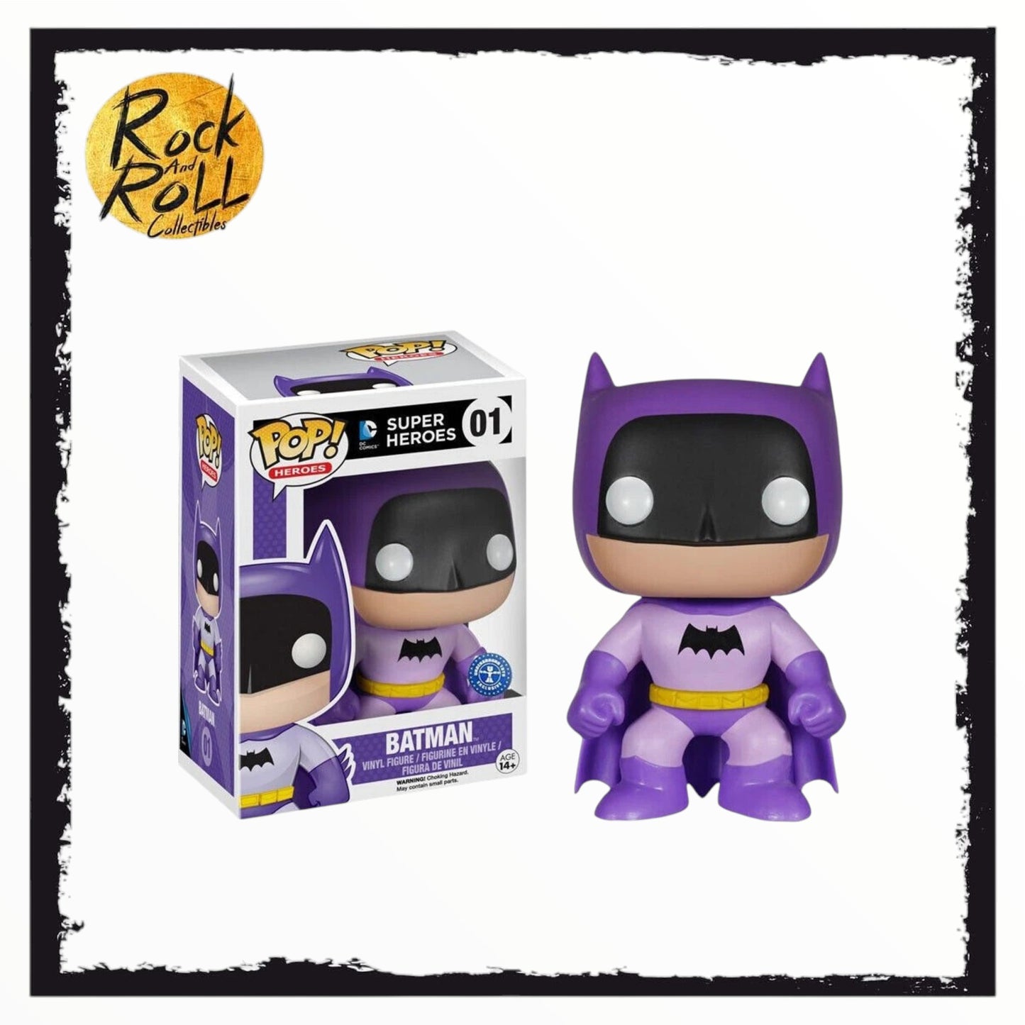 DC Super Heroes - Batman (Purple Suit) Funko Pop! #01 Underground Toys Exclusive