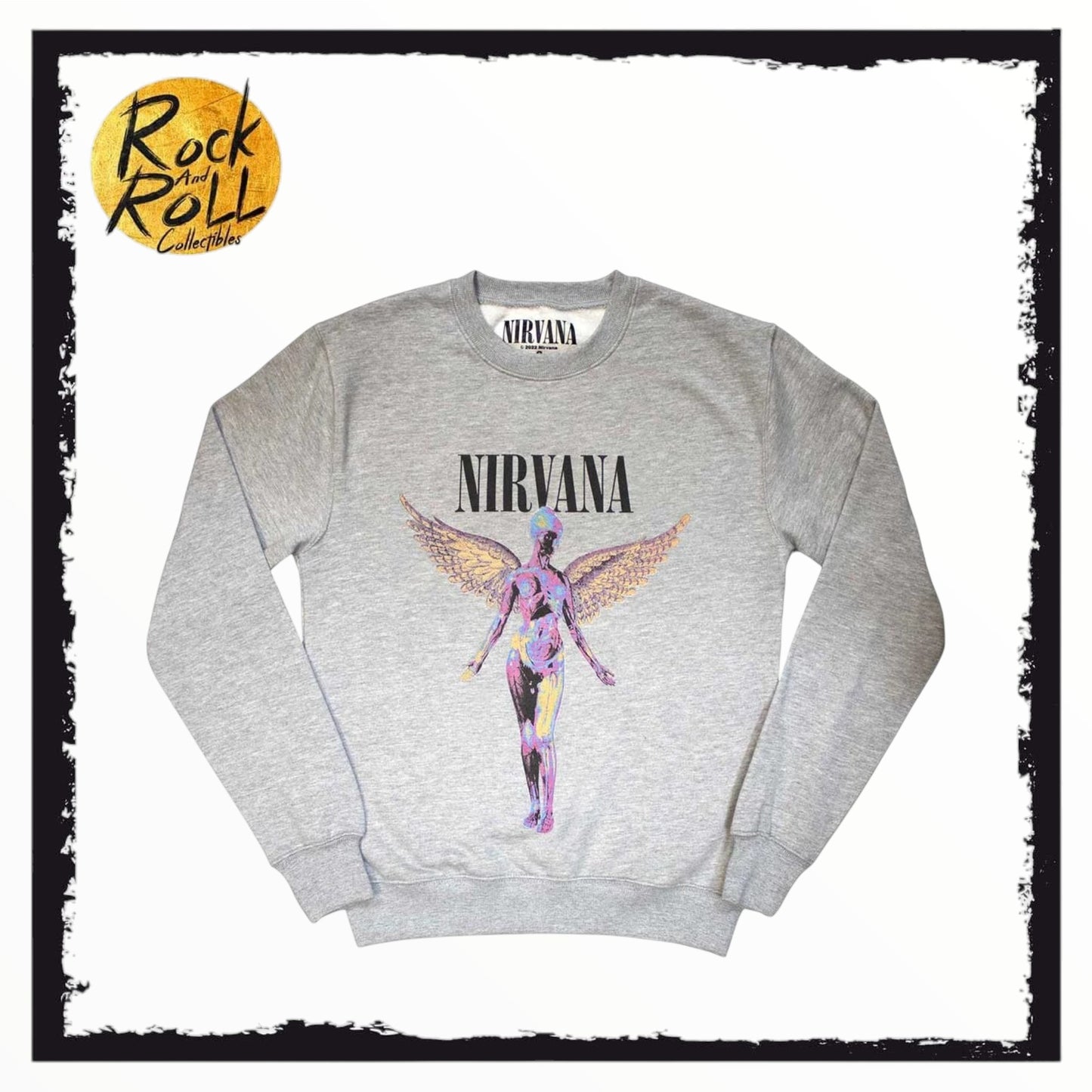 Nirvana Unisex Sweatshirt: In Utero (Grey)