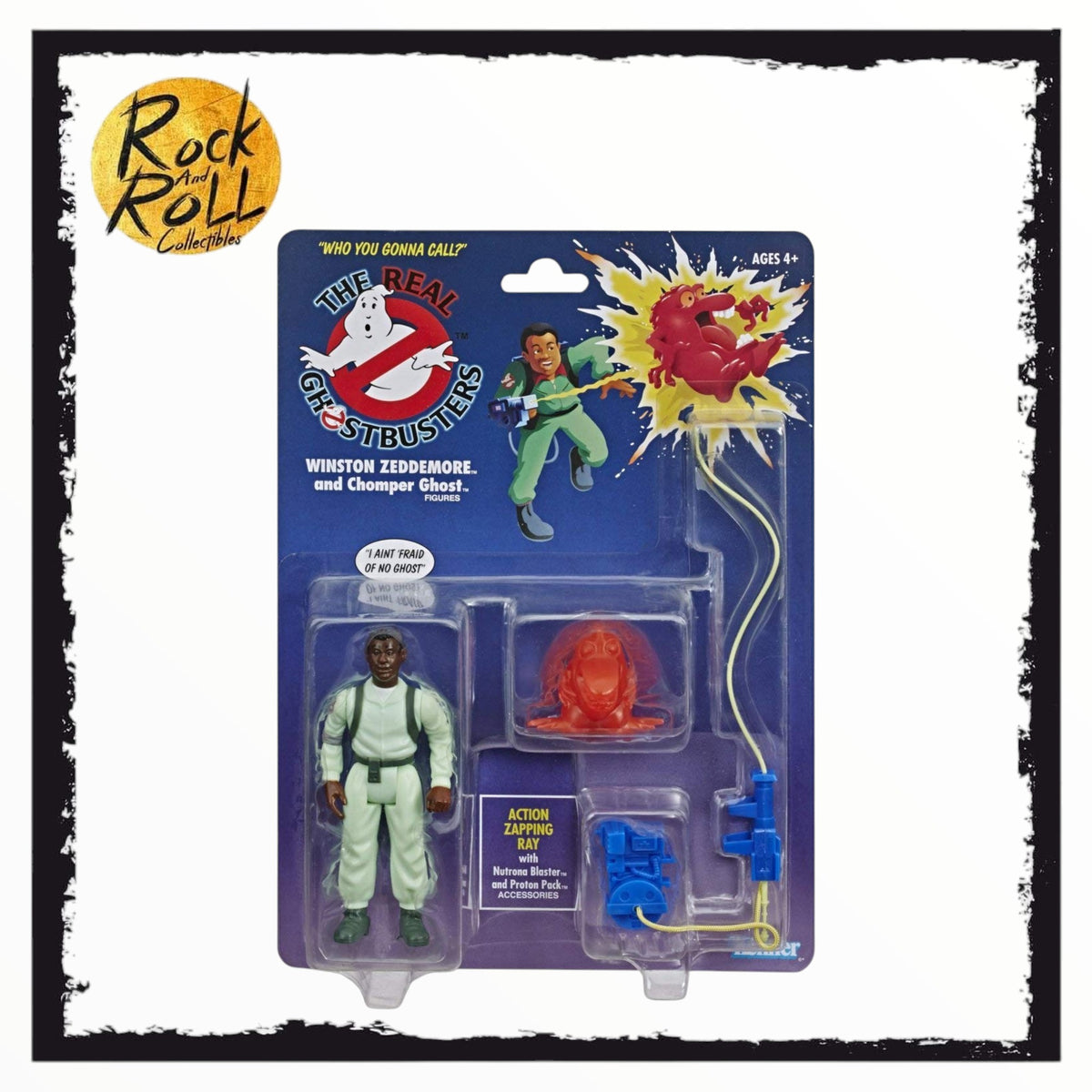 Kenner Action Figure US Import - Ghostbusters Winston Zeddemore and Chomper Ghost