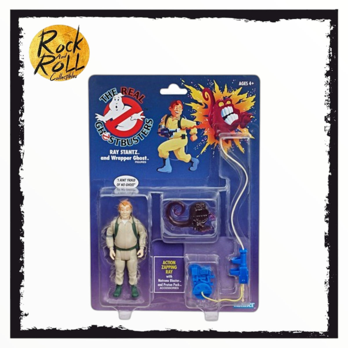 Kenner Action Figure US Import - Ghostbusters Ray Stantz and Wrapper Ghost