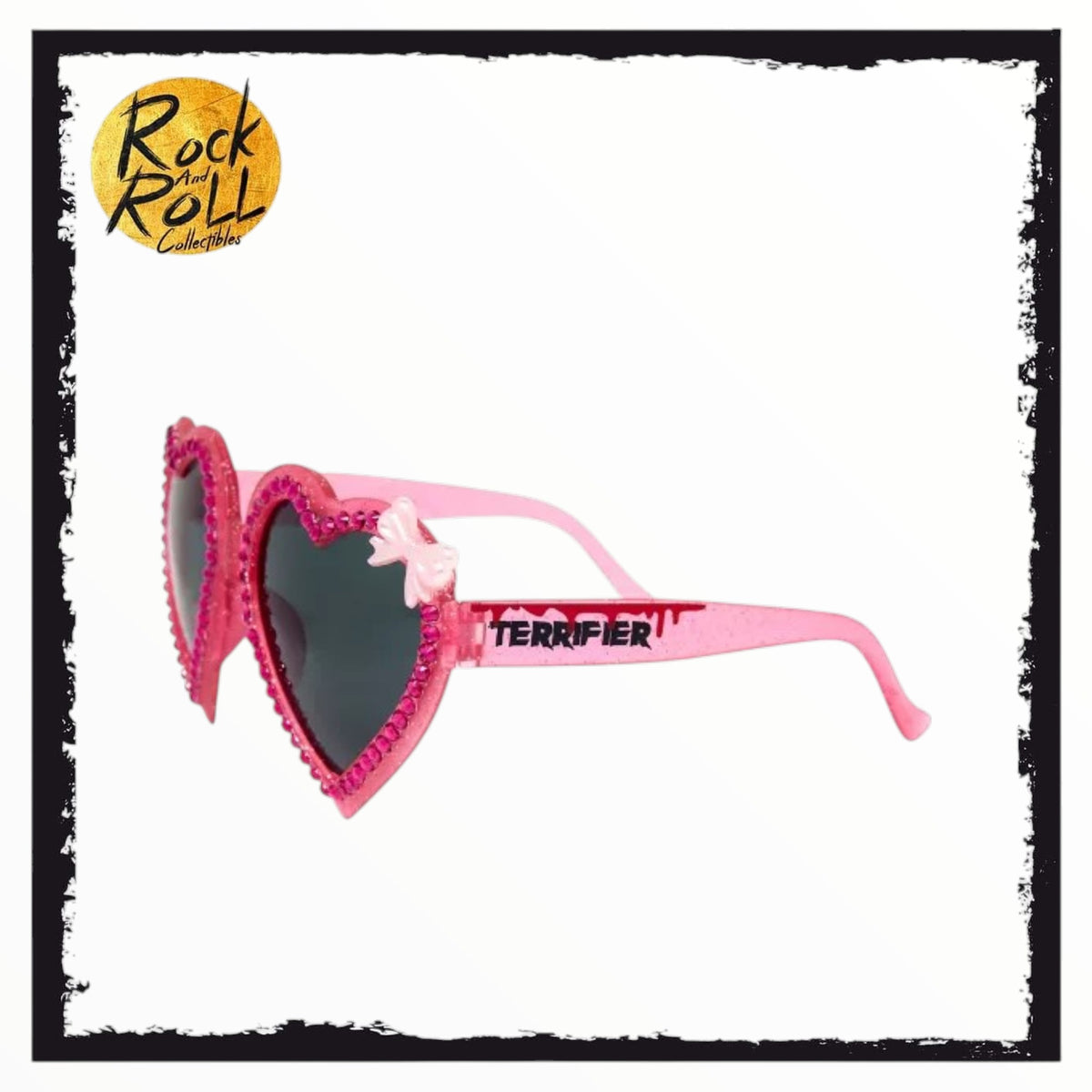 Spirit Halloween - Terrifier Art the Clown Kids Heart Glasses