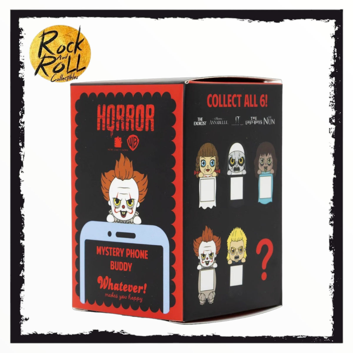 Whatever! Makes You Happy x Warner Brothers Horror - Horror Mystery Box Horror Icons Resin Phone Buddies - US Import
