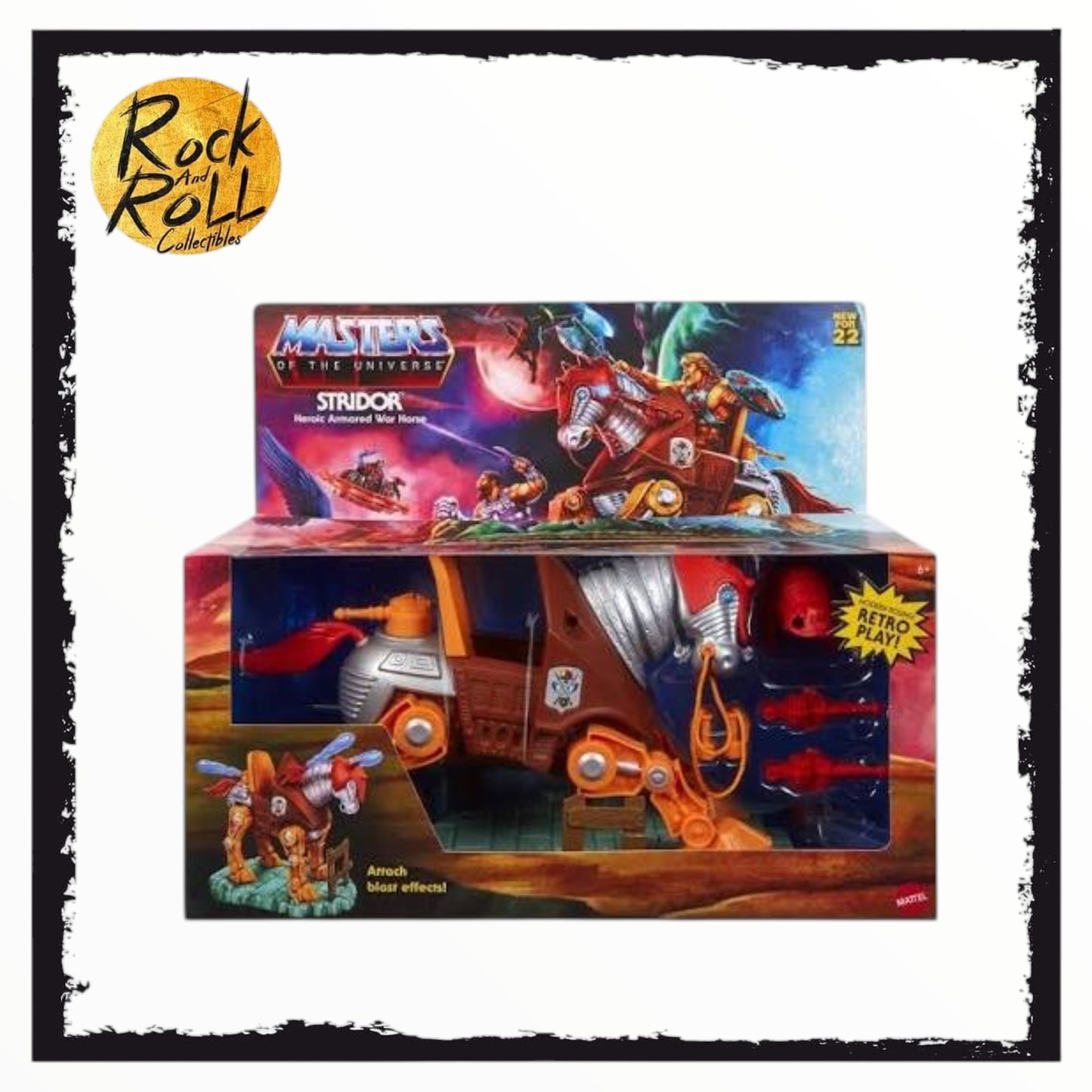 Box Damage - Masters of the Universe Stridor Action Figure - US Import
