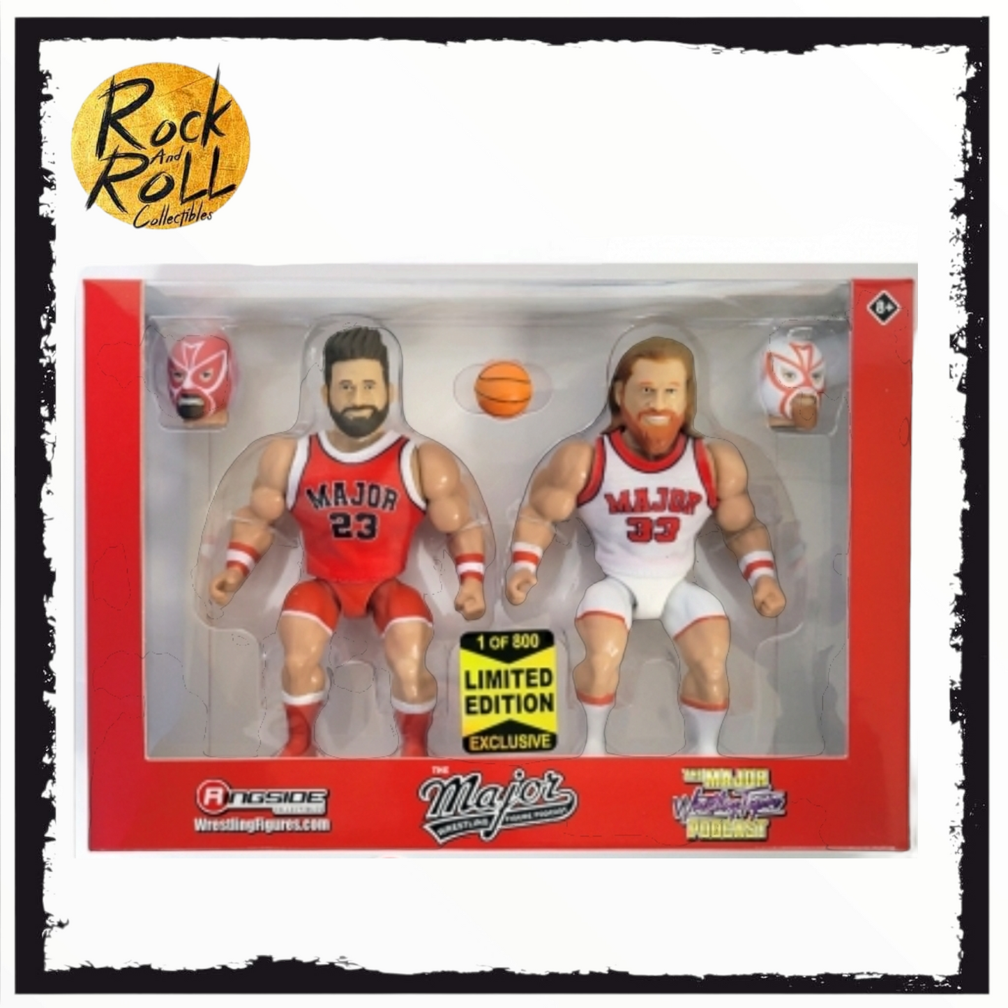 Major Chicago Deluxe 2-Pack - Major Wrestling Figure Podcast Ringside - LE800 Pcs Exclusive