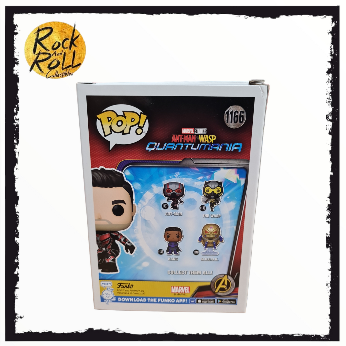 Ant Man vs Wasp Quantumania - Ant-Man Funko Pop! #1166 Marvel Collectors Corps Condition 8.75/10
