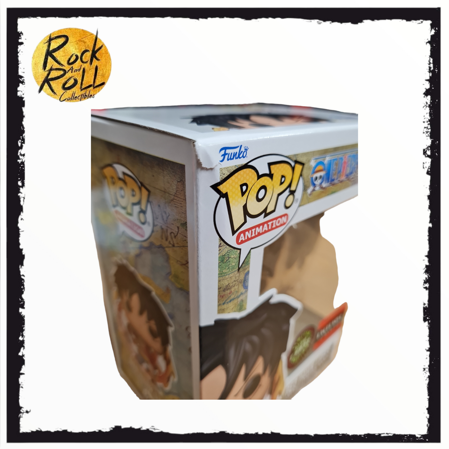 Box Damage - One Piece - Red Hawk Luffy (Glow Chase) Funko Pop! #1273 AAA Anime Exclusive