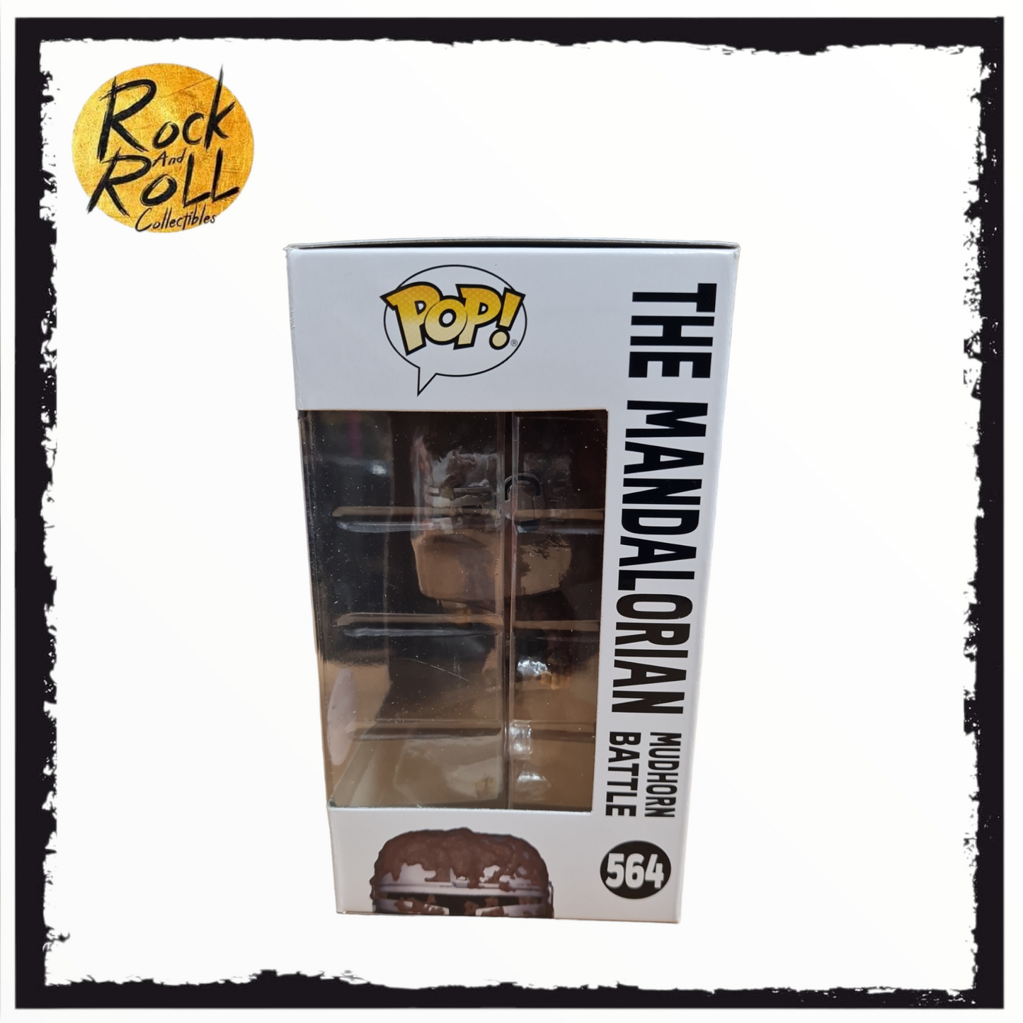 Star Wars - The Mandalorian Mudhorn Battle Funko Pop! #564 Game Stop Exclusive Condition 8.75/10