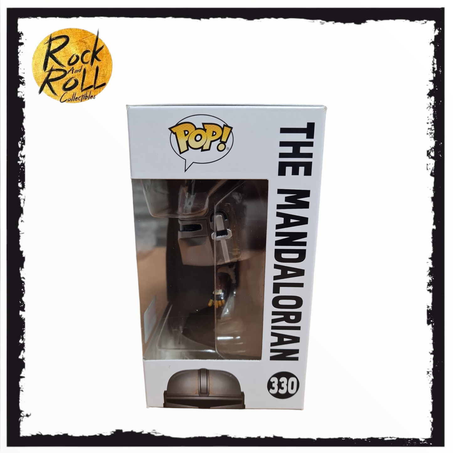 Star Wars - The Mandalorian (w/Blaster) Funko Pop! #330 2019 Fall Convention. Condition 8.5/10
