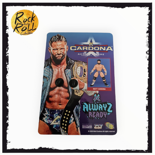 Major Wrestling Figure Podcast BCA Matt Cardond Enamel Pin SIGNED