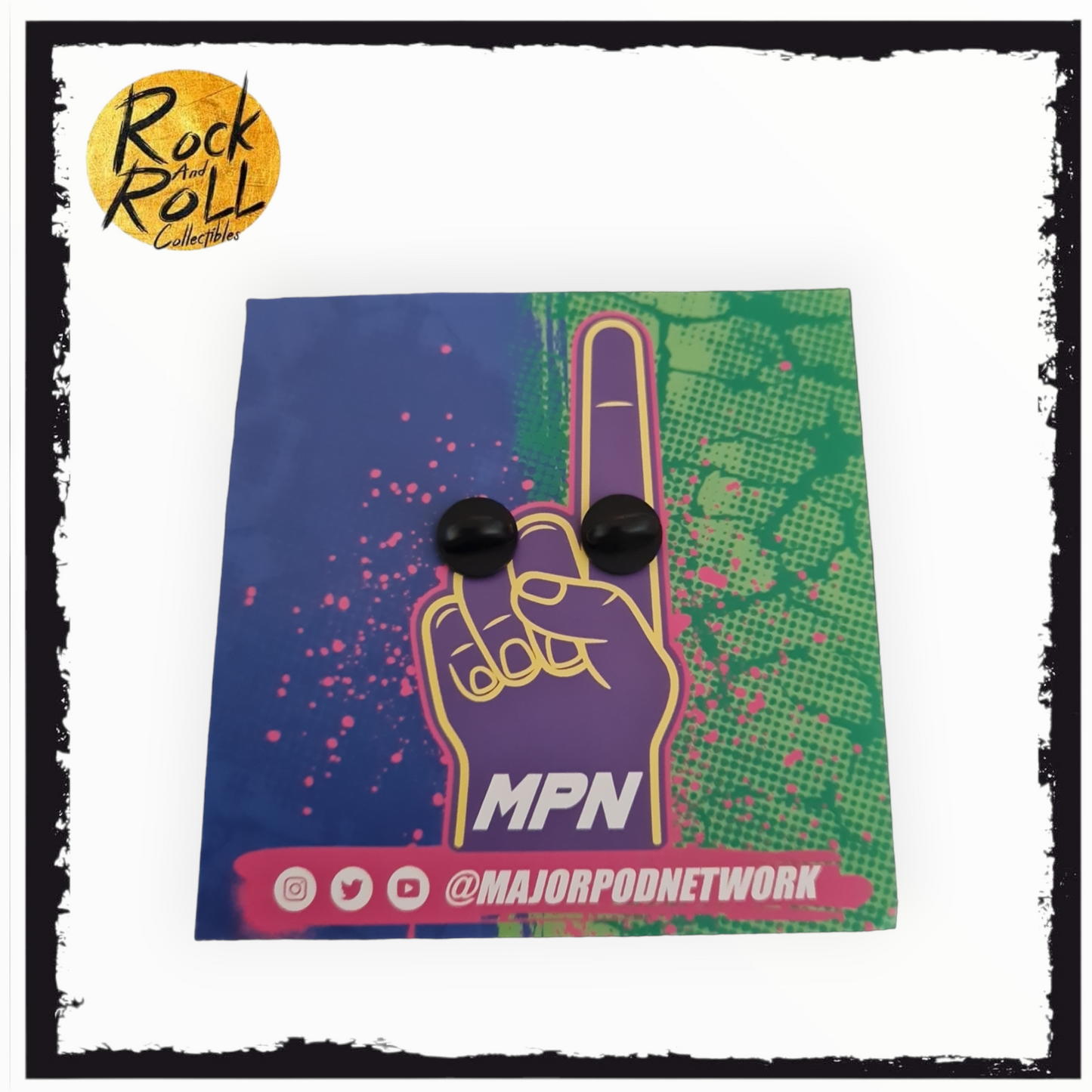 Major Wrestling Figure Podcast - Major Pod Presents Live Enamel Pin