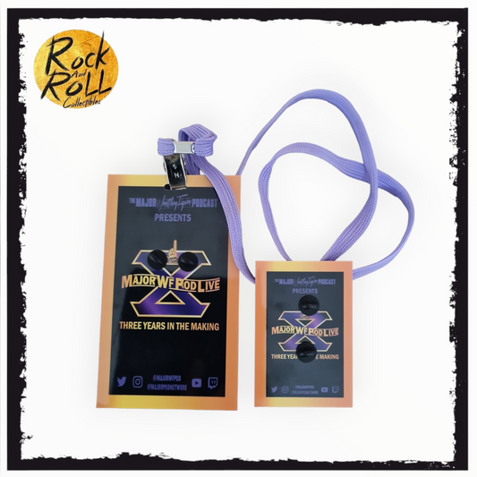 Major Wrestling Figure Podcast Live 10 LE Ladder Pin & Lanyard w/Pin