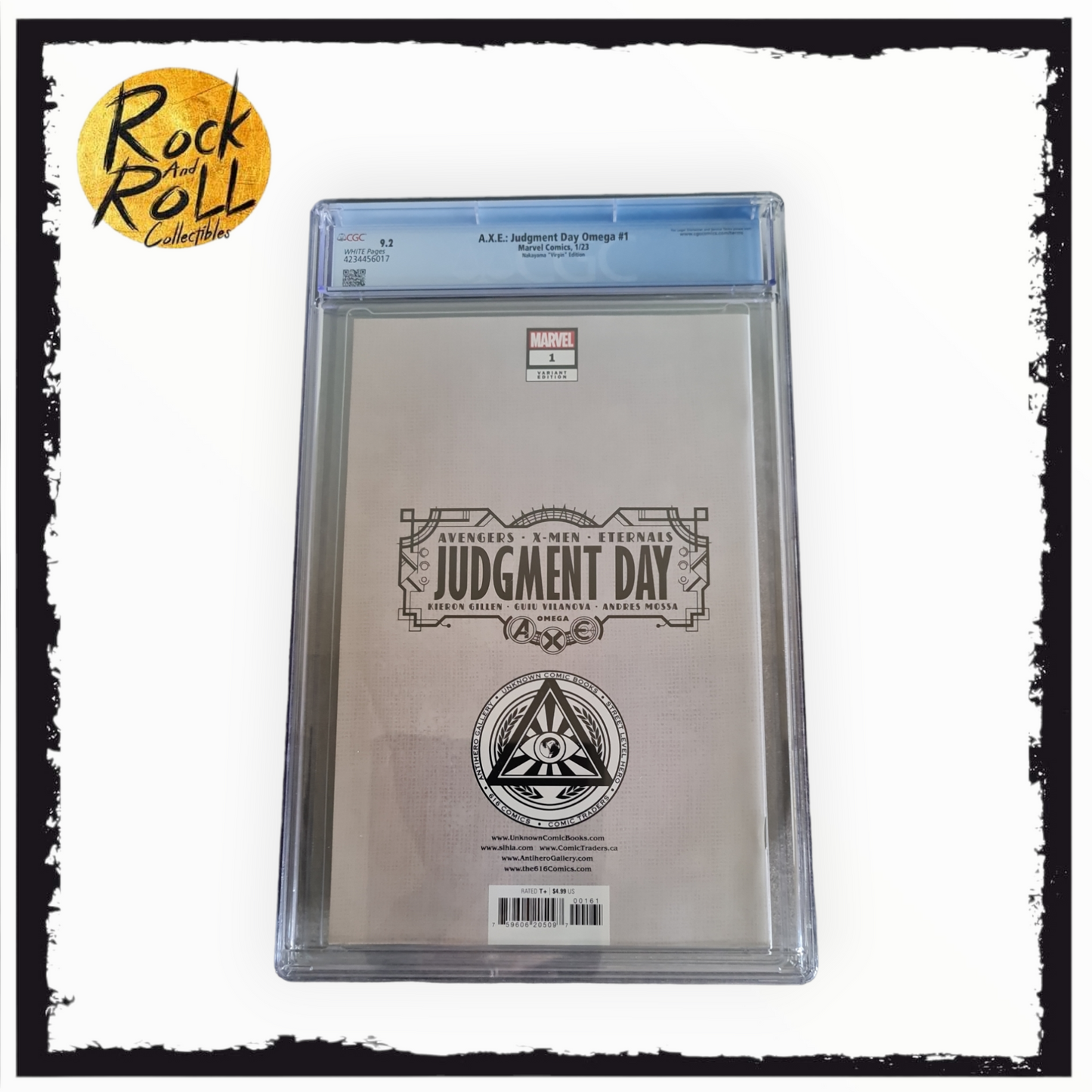Marvel Comics 1/23 - A.X.E.:Judgement Day Omega #1 Nakayama "Virgin" Edition - CGC 9.2