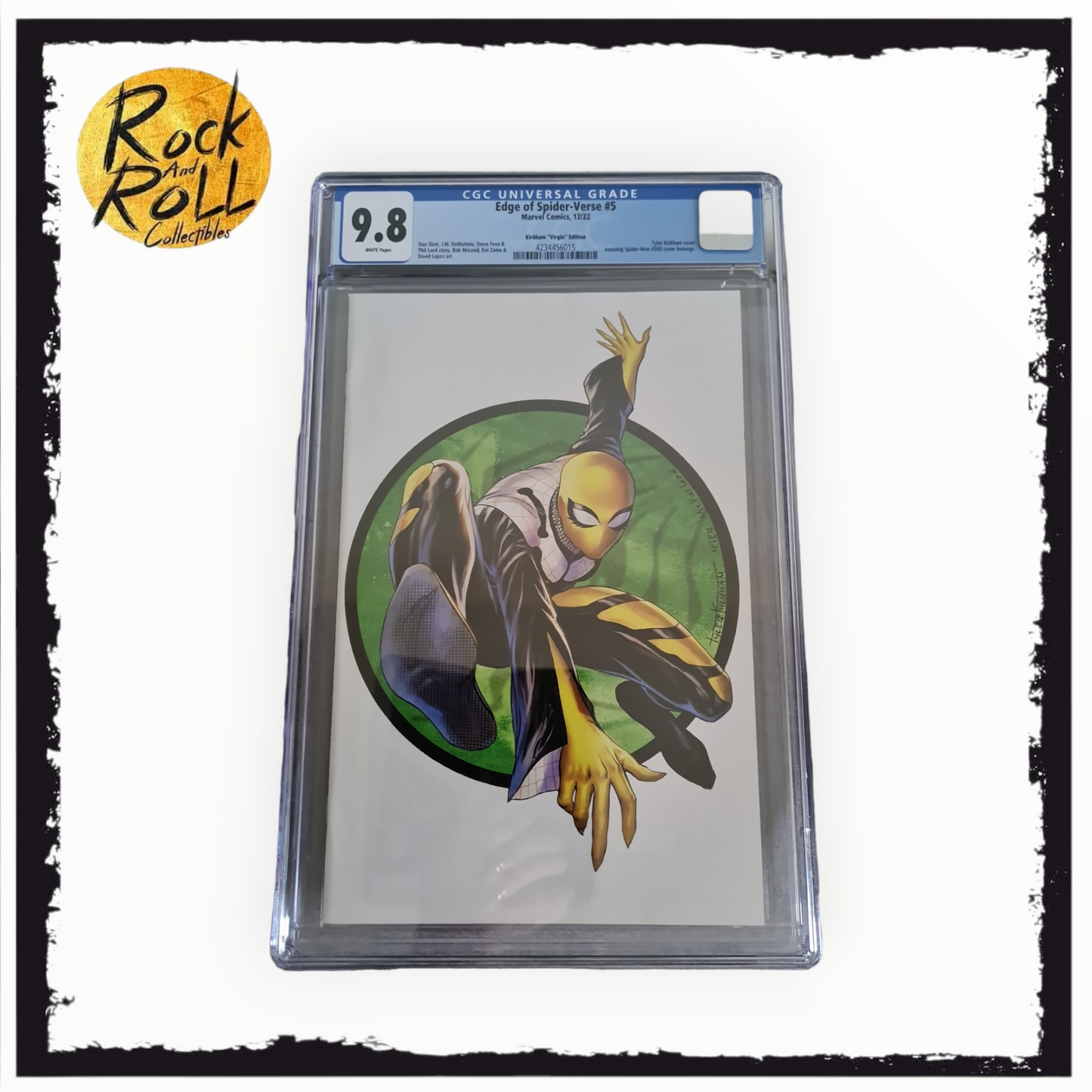 Marvel Comics 12/22 - Edge Of Spider-Verse #5 Kirkham "Virgin" Edition - CGC 9.8