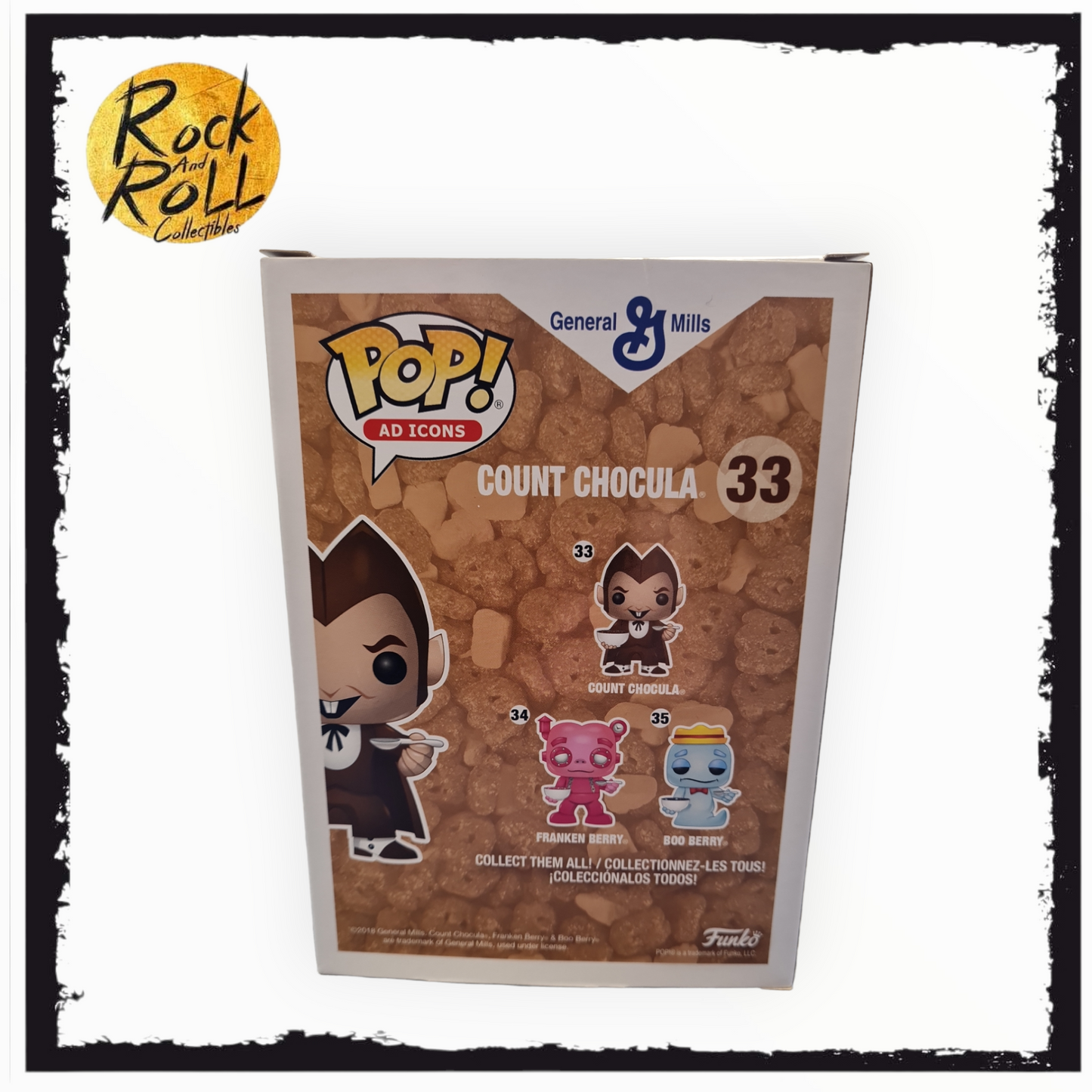 Funko Pop! Ad Icons #33 Count Chocula w/Cereal Funko Shop Limited Edition. Condition 8/10