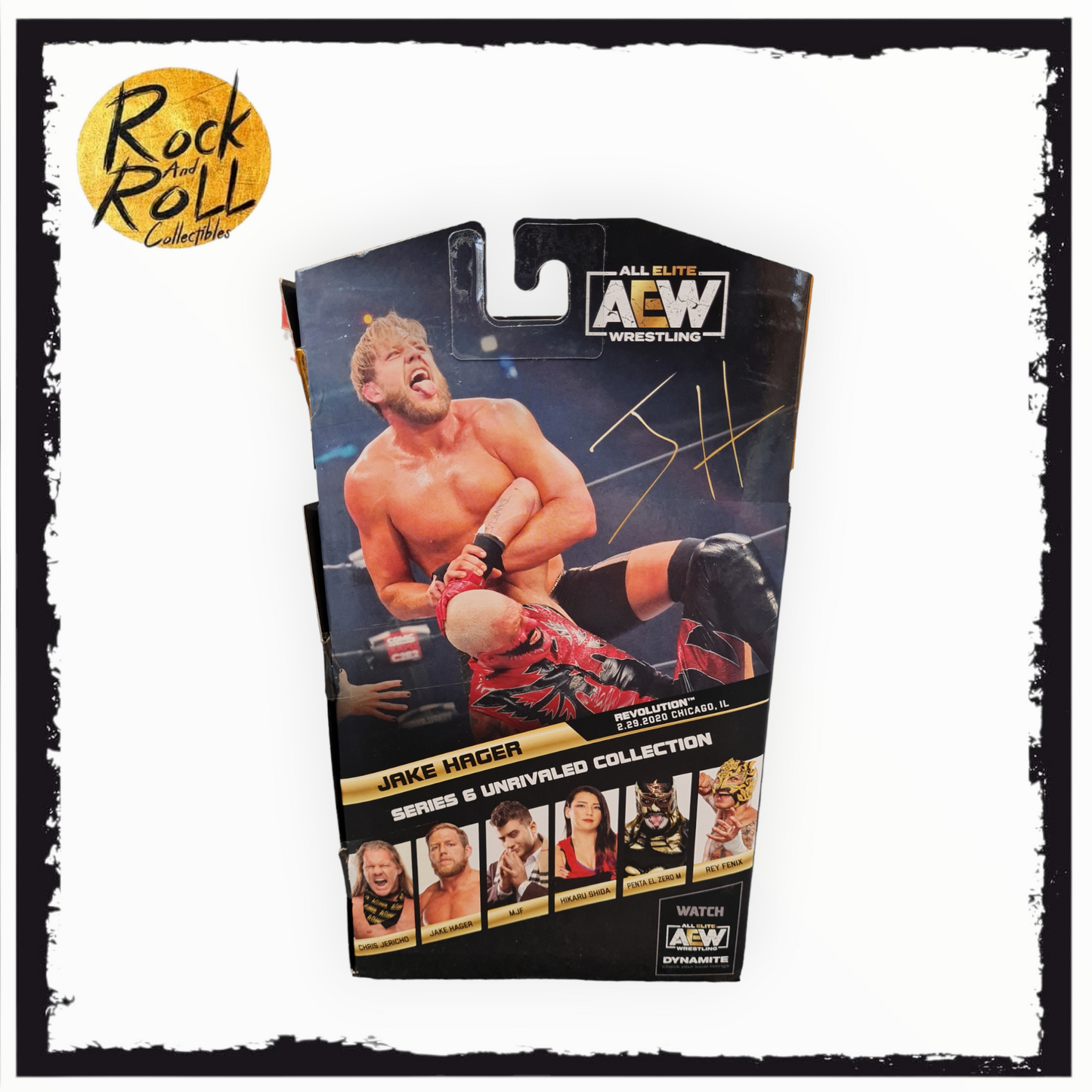 Box Damage - AEW Unrivaled Series 6 #46 Jake Hager - US Import