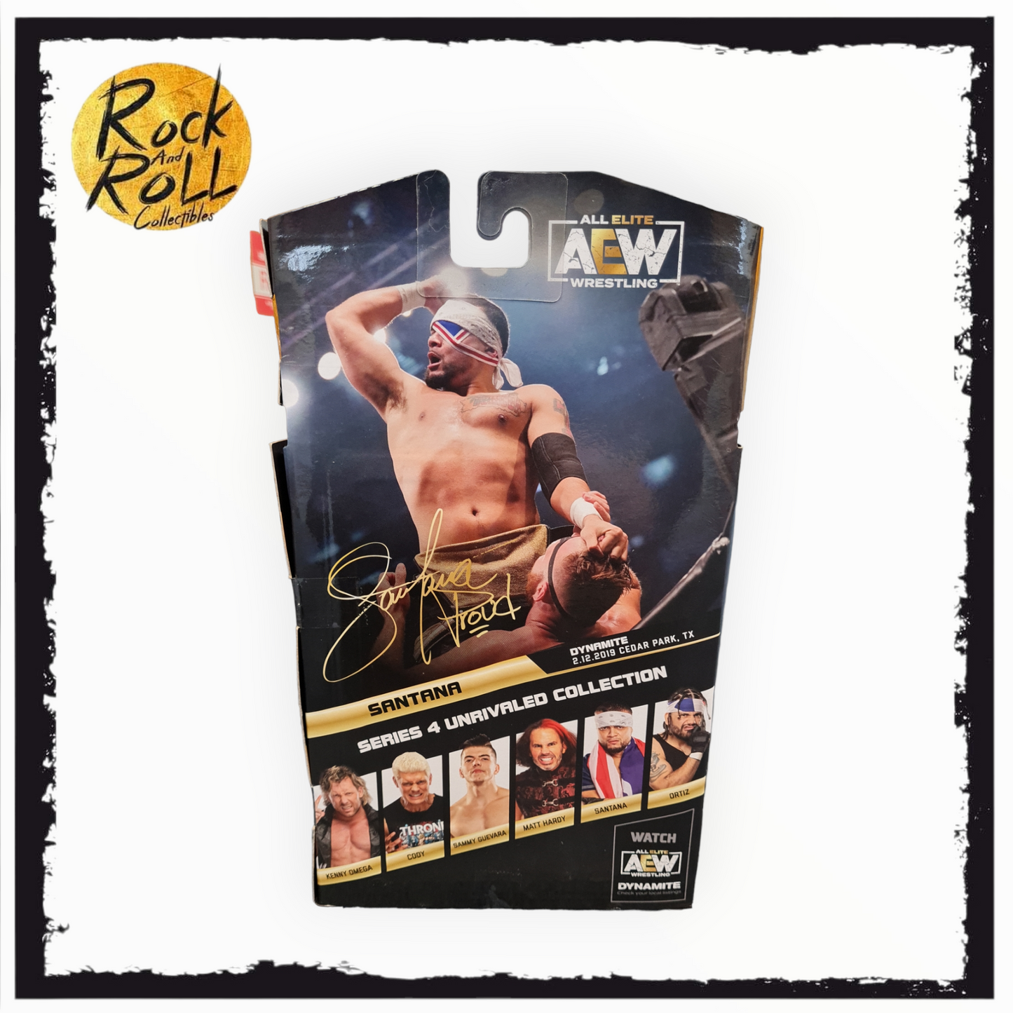 AEW Unrivaled Series 4 #32 Santana Action Figure