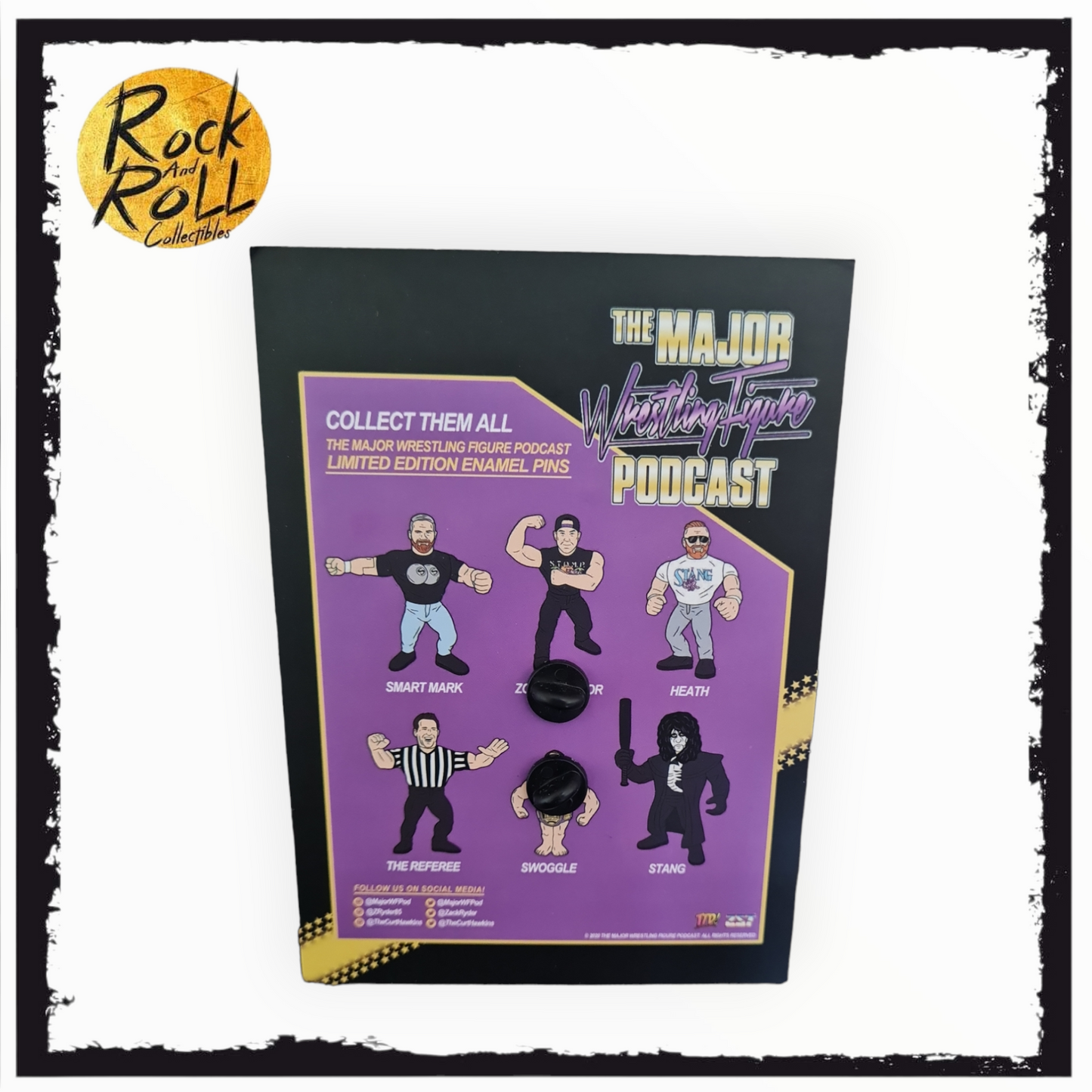 The Major Wrestling Figure Podcast Enamel Pin - Stang
