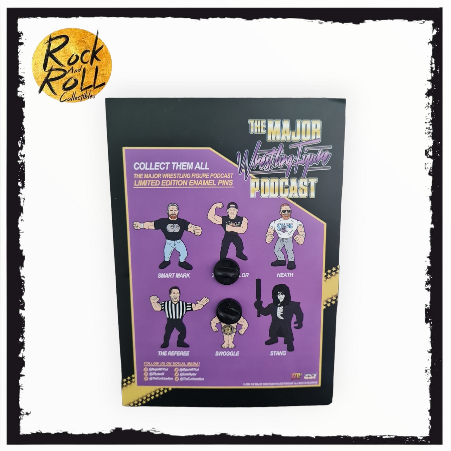 The Major Wrestling Figure Podcast Enamel Pin - Heath Slater