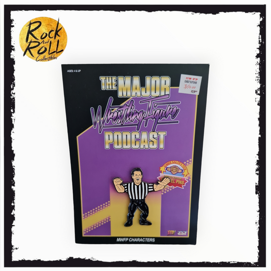 The Major Wrestling Figure Podcast Enamel Pin - The Referee