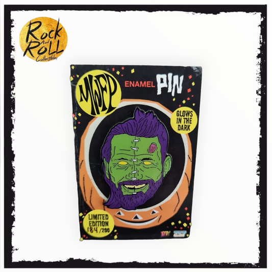 The Major Wrestling Figure Podcast Enamel Pin - Halloween Zombie GITD LE 184/200