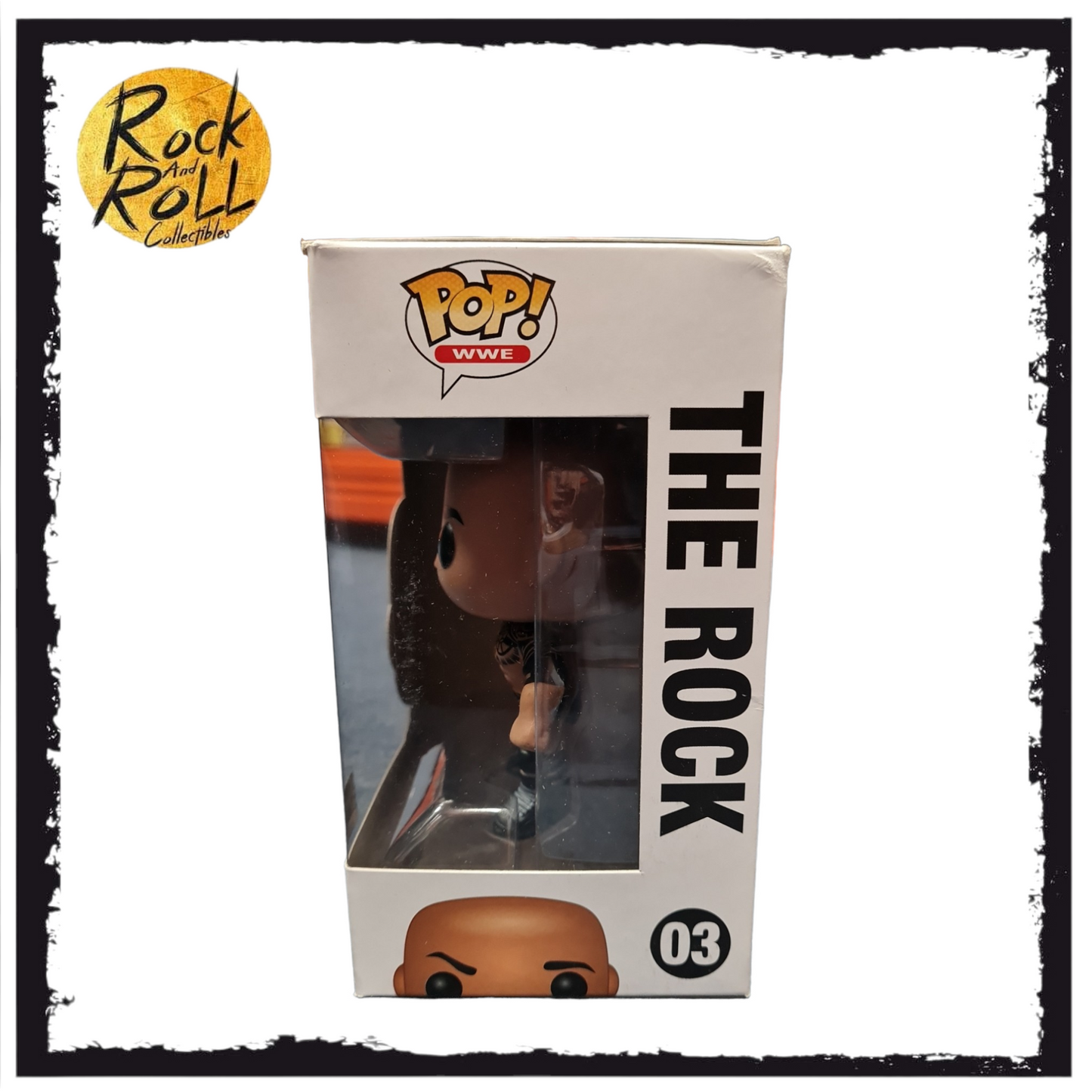 WWE The Rock Funko Pop Figure #03 Condition 8.5/10