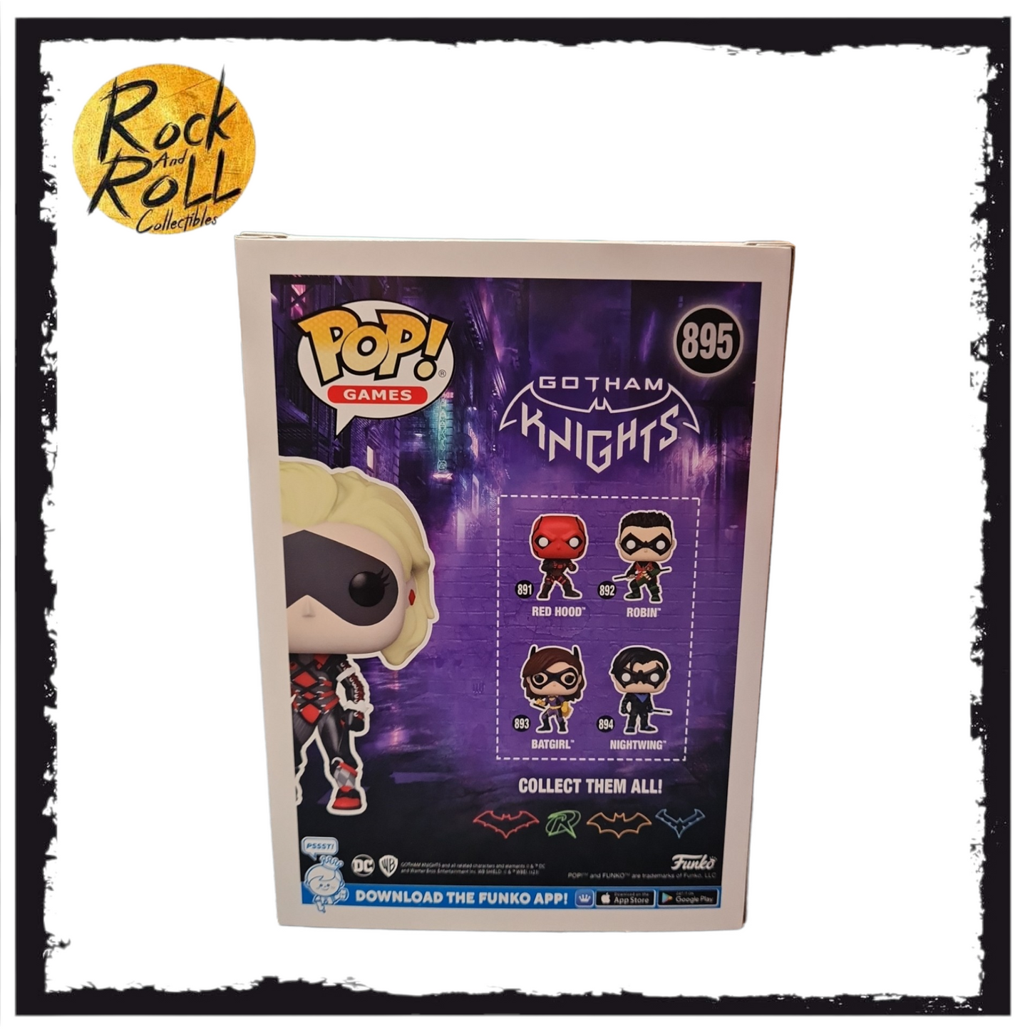 Funko Pop! Games DC - Gotham Knights Harley Quinn #895 Hot Topic Exclusive