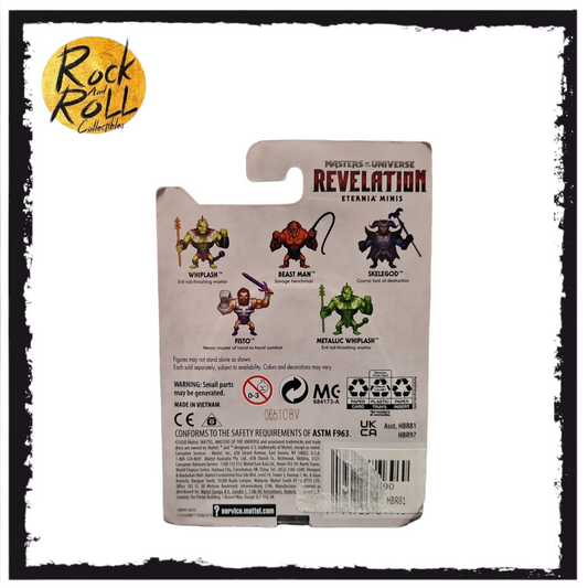 Not Mint Packaging - Masters of the Universe Revelation Eternia Minis - Whiplash