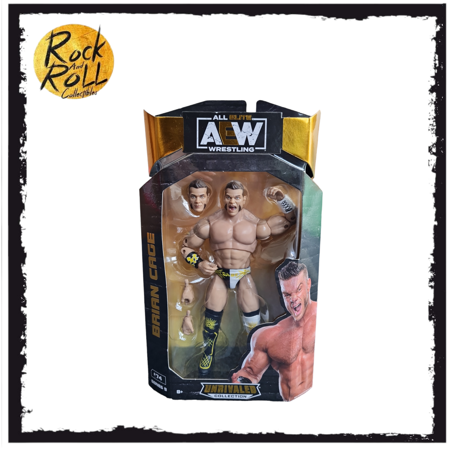 BRIAN CAGE AEW UNRIVALED COLLECTION SERIES 9 #74