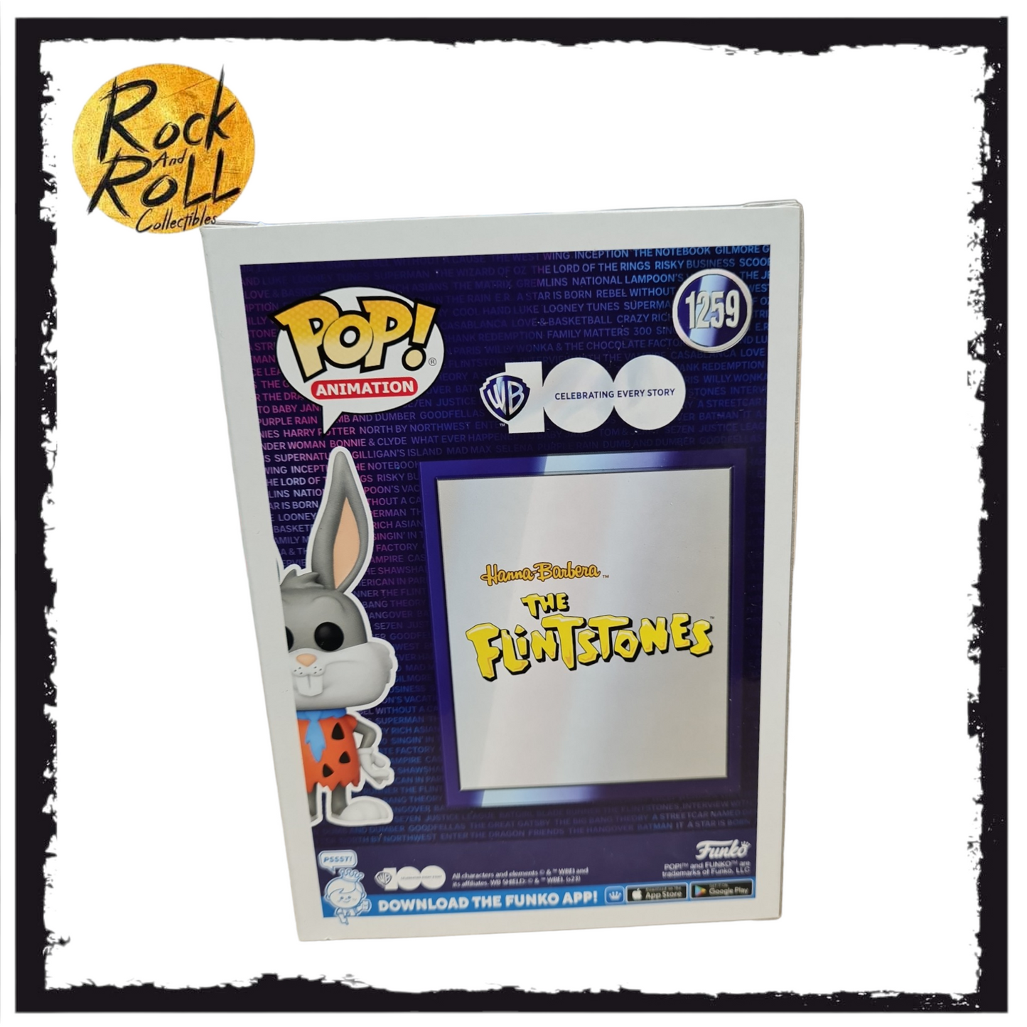 Bugs Bunny as Fred Flintstone Funko Pop! #1259 SDCC 2023 Toy Tokyo Condition 8.75/10