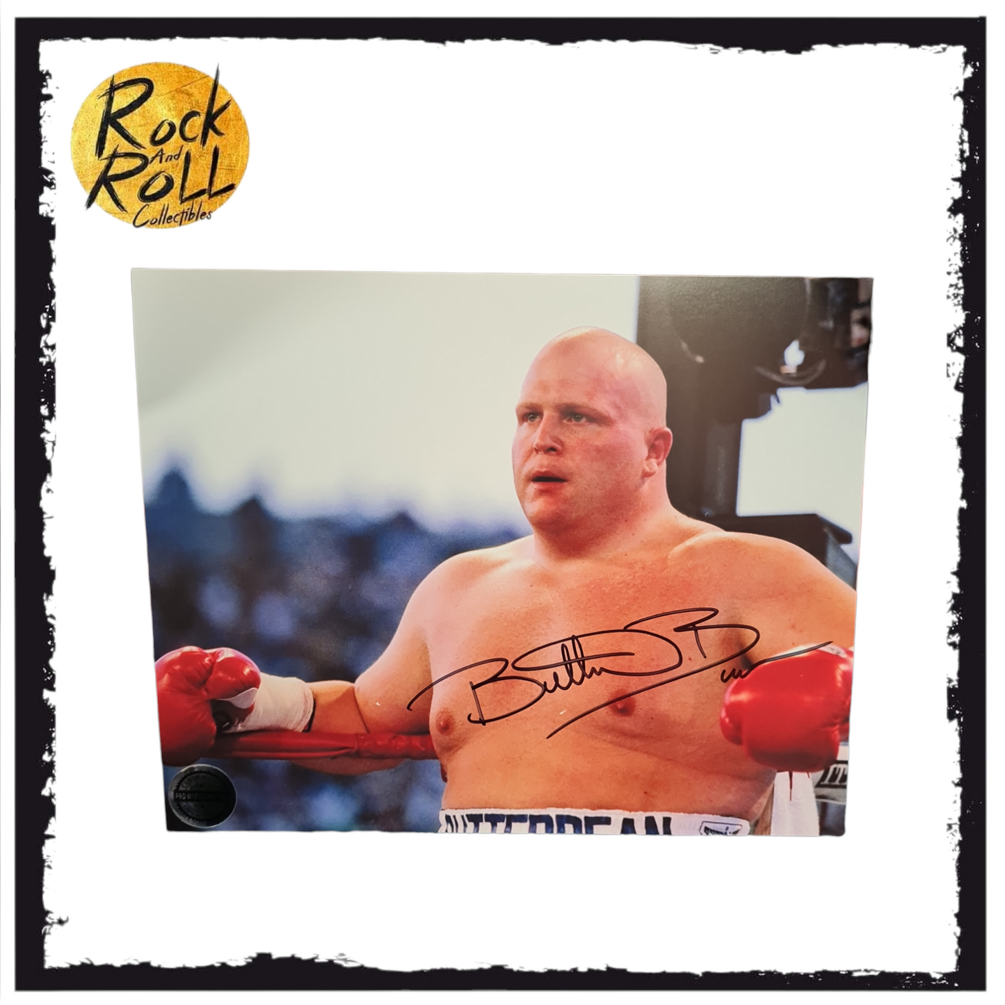 Pro Wrestling Tees Autographed Butterbean 8x10 Photo