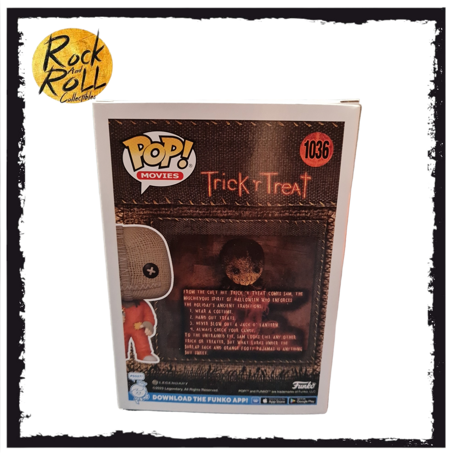 Trick 'r Treat - Sam w/Razor Candy Flocked Funko Pop! #1036 Spirit Exclusive