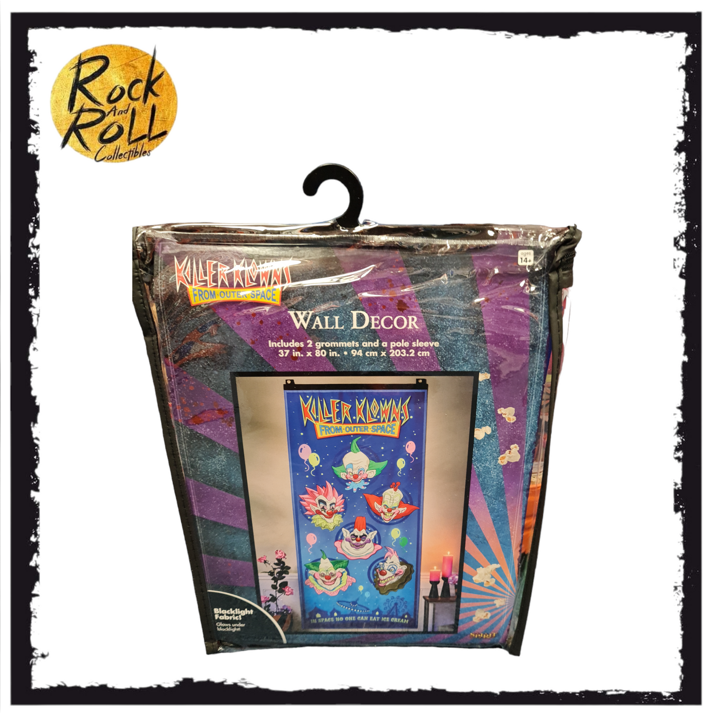 Spirit Halloween Exclusive - Killer Klowns From Outer-Space GITD Wall Decor