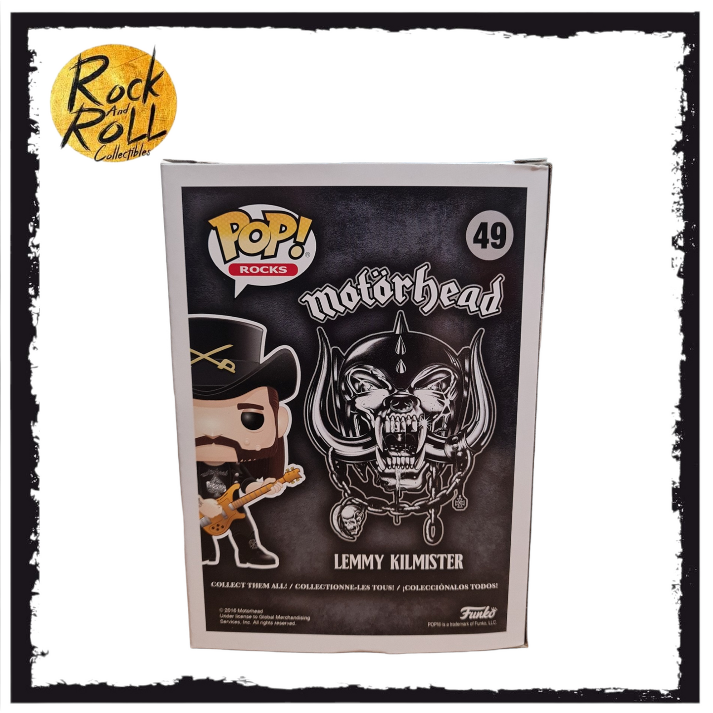 Motörhead - Lemmy Kilmister Funko Pop! #49 Condition 9/10