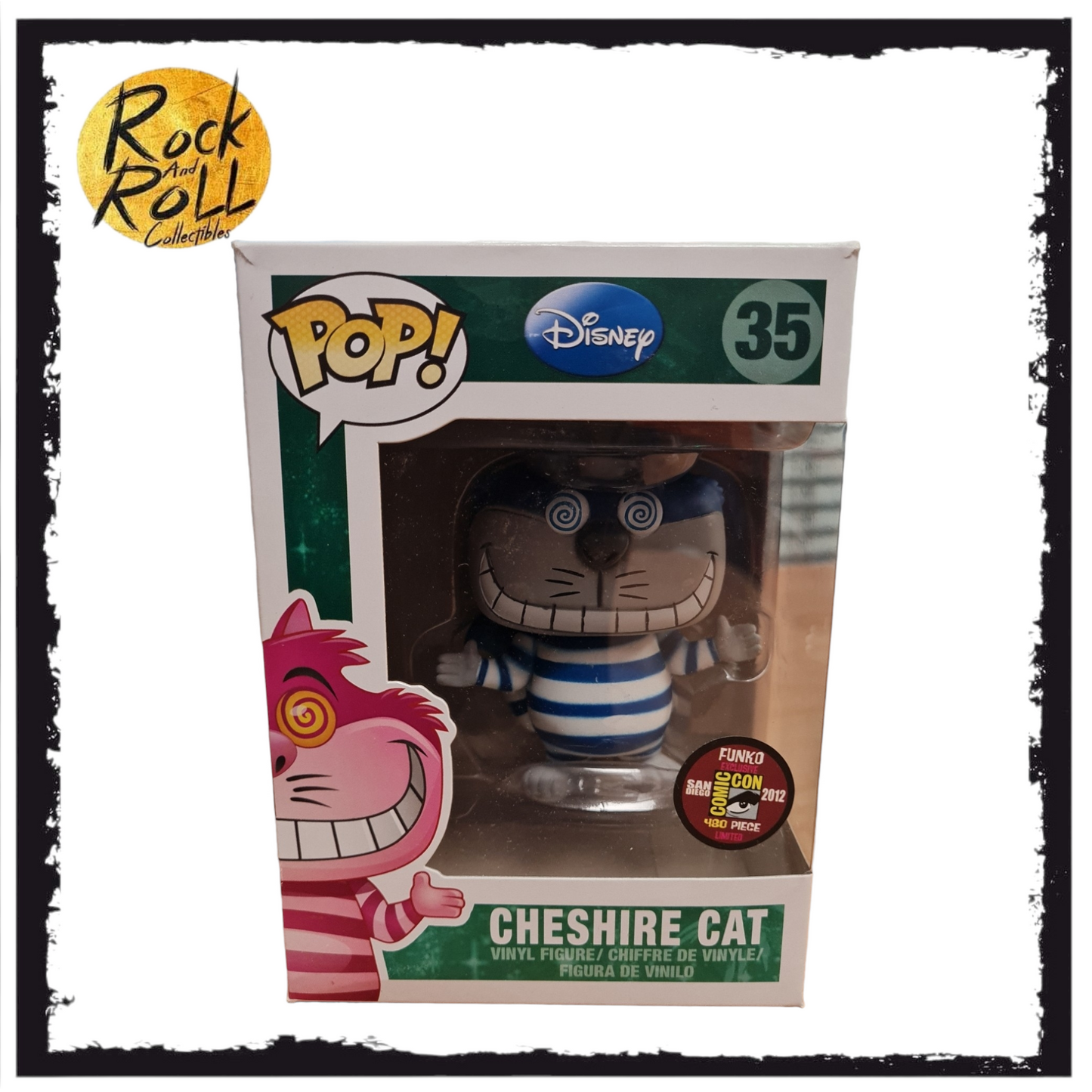 Alice in Wonderland - Cheshire Cat (Blue) Funko Pop! #35 SDCC 2012 480pcs - Condition 8/10